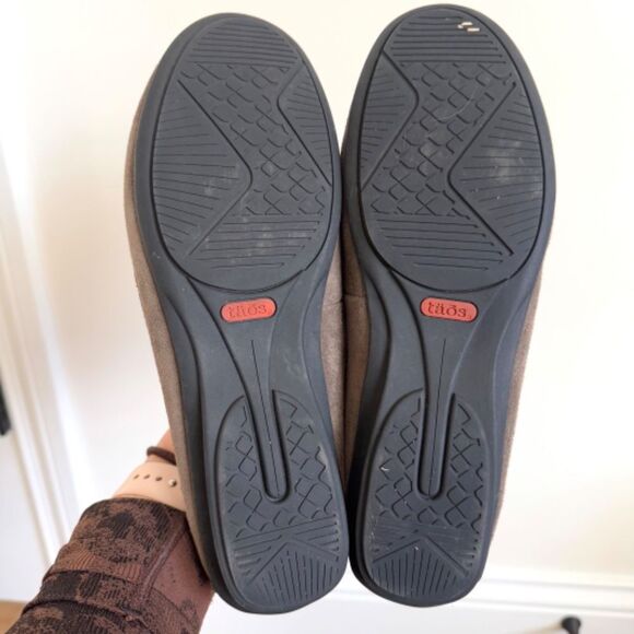 Taos Footwear "Bit Moc" Suede Leather Loafer - Brown | Size 8.5 - Picture 8 of 10